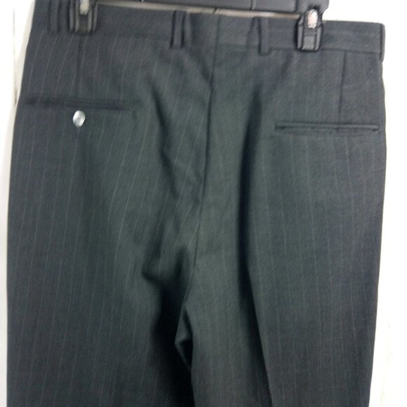 Botany 500 Couture 41R Charcoal Striped 2pc Suit - Picture 13 of 15